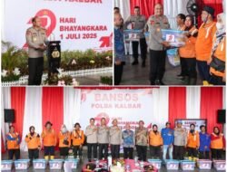 Kick Off Bakti Sosial Hari Bhayangkara ke-79, Polda Kalbar, Hadir di Tengah Masyarakat
