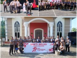 Sambut Hari Bhayangkara ke-79  Wujudkan Harmoni Antar Umat Beragama, Polda Kalbar Gelar Bakti Religi Serentak 