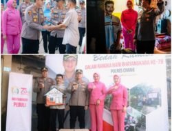 Kondisi Rumah Rusak Parah, Kapolres Cimahi Bedah Rumah Purnawirawan Polri