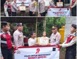 Sambut Hari Bhayangkara Ke-79 Polsek Abang Gelar Bakti Sosial, Bagikan Paket Sembako kepada Masyarakat Kurang Mampu