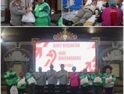 Sambut Hari Bhayangkara Ke-79, Polda Bali Gelar Donor Darah dan Bakti Sosial
