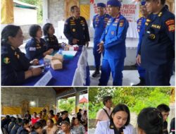 Biddokkes Polda Bali Bersinergi Dengan Ditpolairud Gelar Bakti Kesehatan, di Nusa Penida
