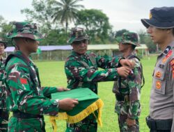 Gladi bersih penutupan TMMD ke-124 Kodim 0103/Aceh Utara berlangsung di Lapangan Desa Simpang Keuramat
