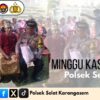 Polsek Selat Gelar Minggu Kasih, di Banjar Dinas Duda, Desa Duda, Kec. Selat