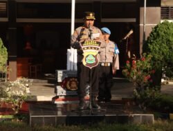 Dalam Apel Kesiapan Program Layanan Polisi 110, Wakapolres Jembrana Tekankan Kesiapan Personel dan Pelayanan Humanis 