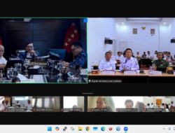 Bupati Humbahas Bersama Danrem 023/KS Zoom Meeting Dipimpin Ketua DEN