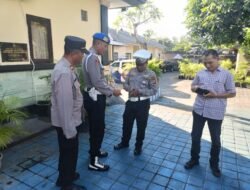 Pastikan Kepatuhan dan  Kedisiplinan Personil Polsek Kubu, Sipropam Polres Karangasem Lakukan Gaktibplin