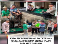 Turut Berbela Sungakawa Kapolsek Bebandem, Melayat Kerumah Warga yang Berduka