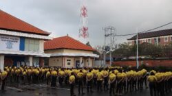Sebelum Olahraga, Sipropam Polres Karangasem Awasi Apel Pagi Personel 