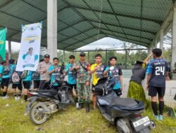 Babinsa Koramil 0829-18/Kokop Laksanakan Pengamanan Turnamen Futsal PMK Cup 2025