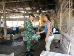 Komsos Babinsa Balongpanggang, Dukung Kembangkan Usaha Warga Binaan