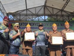 Kanminvetcad V/17 Kab. Malang, Gelar Senam Sehat dan Fun Bike