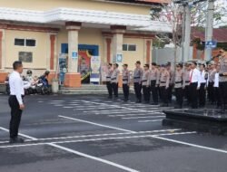 Kapolres Karangasem Tekankan Dedikasi dan Profesionalisme, dalam Apel Jam Pimpinan