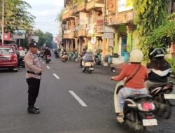 Rutinitas Pagi Sat Intelkam Polres Karangasem, Melaksanakan Giat Strong Point Pagi 