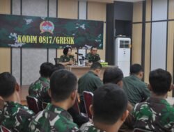 Tim Verifikasi Korem 084/Bhaskara Jaya Laksanakan Kegiatan Verifikasi di Makodim 0817/Gresik Jelang Sertijab Dandim