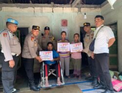 Sambut Hari Bhayangkara Ke-79 Kapolsek Bebandem Gelar Bhakti Sosial Bagikan Sembako, kepada Warga Kurang Mampu