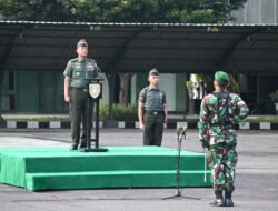 Kasdam Brigjen TNI Terry Pimpin Upacara Rutin 17-an