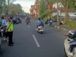 Rutinitas Pagi Sat Intelkam Polres Karangasem, Melaksanakan Giat Strong Point Pagi