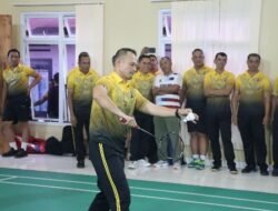 Kapolres Karangasem Resmi Buka Turnamen Bulu Tangkis, dalam Menyambut Hari Bhayangkara ke-79