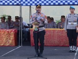 Semarak dalam Rangka Hari Bhayangkara ke-79, Wakapolres Karangasem Buka Lomba Dalmas Awal 