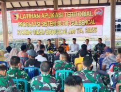 Kodim 0829/Bangkalan Latih Kesiapsiagaan Bencana di Koramil Arosbaya