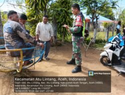 Babinsa Koramil 07/Atu Lintang Jalin Komsos dengan Warga Desa Binaan