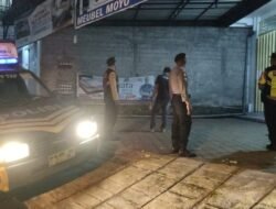 Melalui Blue Light Patrol Polsek Bebandem Himbau Warga Waspada Kejahatan 3C, di Wilkum Bebandem 