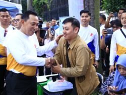 Kapolri Hadiri CFD Bhayangkara Sport Day, Sapa Warga di Bundaran HI