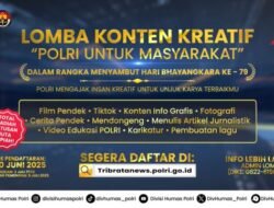 Ramaikan HUT Bhayangkara ke-79, di Bukanya Lomba Konten Kreatif Polri, yang Daftar Capai 1000 Peserta