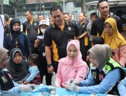 Polres Nganjuk Gelar Bakti Sosial Car Free Day, Wujud Nyata Pelayanan Publik di HUT Bhayangkara ke-79