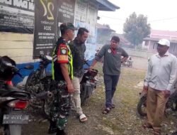 Babinsa Koramil Jagong Gelar Komsos Bersama Warga Paya Tungel