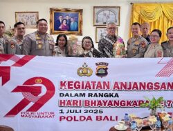 Anjangsana Polda Bali ke Kediaman Mantan Wakapolda Bali, Brigjen Pol (Purn.) Nyoman Gede Suweta, M.H.