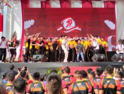 Bagus Wirata Guncang Renon, Saat Jalan Sehat “Polri Bersama TNI & Masyarakat”