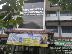 Tim Invitigasi Penemuan Lagi Lagi Proyek Siluman Di SMU Negeri 1 Kota Tangerang