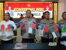 Pelaku Tindak Pidana Curat Dan Penganiayaan Berat Berhasil Di Aman Kan Sat Reskrim Polres Mesuji