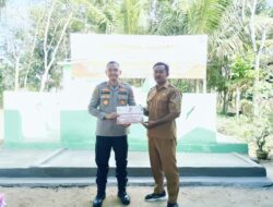 Jajaran Polres Mesuji Berikan Bantuan Sosial Kepada Mesyarakat Berupa Penyaluran Air Bersih Dan Membuat Kan Sumur Bor