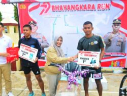 Bupati Sinjai Lepas Ratusan Peserta Bhayangkara Fun Run 7,9 K di Tengah Guyuran Hujan