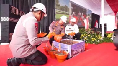 Dukung Penuh Program MBG, Kapolri Groundbreaking 24 SPPG di Jateng