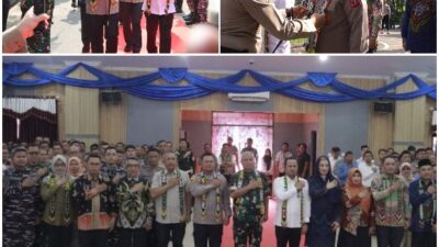 Perkuat Sinergitas, Kapolda Kaltim, Gubernur Kalimantan Timur, dan Pangdam VI/MLW Perkuat Kolaborasi TNI-Polri Kunker ke di Kutai Timur