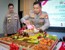 Do’a dan Syukuran, TNI Beri Kejutan di Hari Bhayangkara ke-79 kepada Polres Metro Tangerang Kota