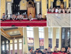 Bangun Mental dan Spiritual Personel, Polres PALI Gelar Binrohtal Rutin di Masjid Asa’idiyah