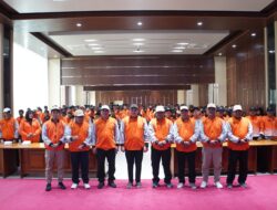 Pelepasan Kontingen Porseni Madrasah Kabupaten Pasuruan Menuju Ajang Porseni Tingkat Jawa Timur Di Jember