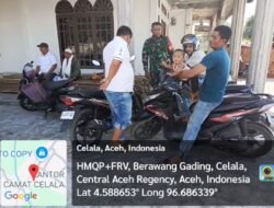 Babinsa Koramil Celala Laksanakan Komsos Bersama Warga Desa Berawang Gading