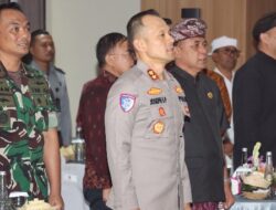 Kapolres Karangasem, Hadiri Pisah Kenal Dandim 1623/Karangasem