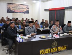 Semarak Hari Bhayangkara ke-79, Polres Aceh Tengah Gelar Nobar Wayang Kulit Lakon “Amartha Binangun”