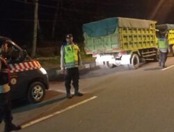 Ciptakan Situasi yang Aman dan Kondusif, Polsek Bebandem Intensifkan Blue Light Patrol
