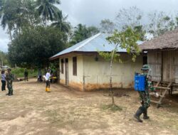 Cegah Malaria, Satgas 141/AYJP laksanakan Program Indoor Residual Spraying (IRS)