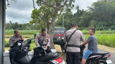 Melalui Dialogis Bersama Masyarakat, Sat Binmas Polres Karangasem, Sampaikan Pesan Kamtibmas