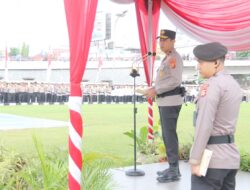Polda Sumsel Gelar Apel Pagi dan Berikan 184 Penghargaan kepada Personel Berprestasi