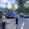 Pastikan Kamseltibcarlantas Kondusif, Satlantas Polres Pesawaran Amankan Jalur Wisata Pesisir